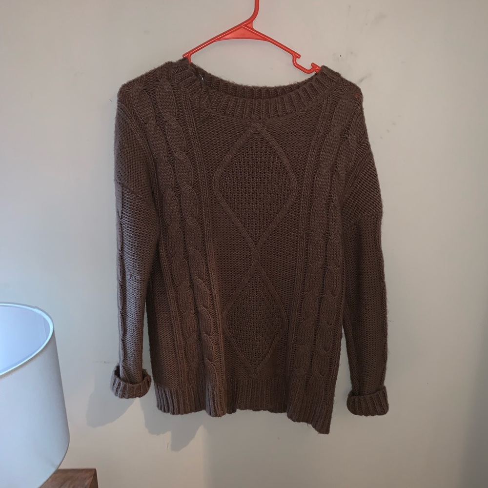 Brown sweater
